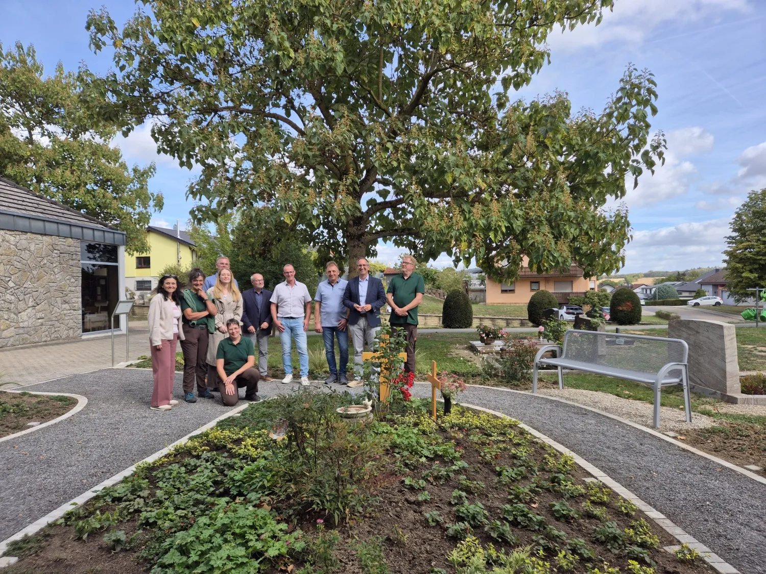 Offizielle Übergabe des „Erinnerungsgartens“ auf dem Friedhof in Grombach am 21.09.2026 (Bild: Stadt Bad Rappenau) 1231 erinnerungsgarten grombach