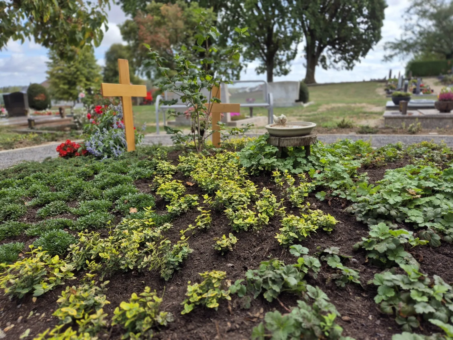 Erinnerungsgarten in Grombach (Bild: Stadt Bad Rappenau)