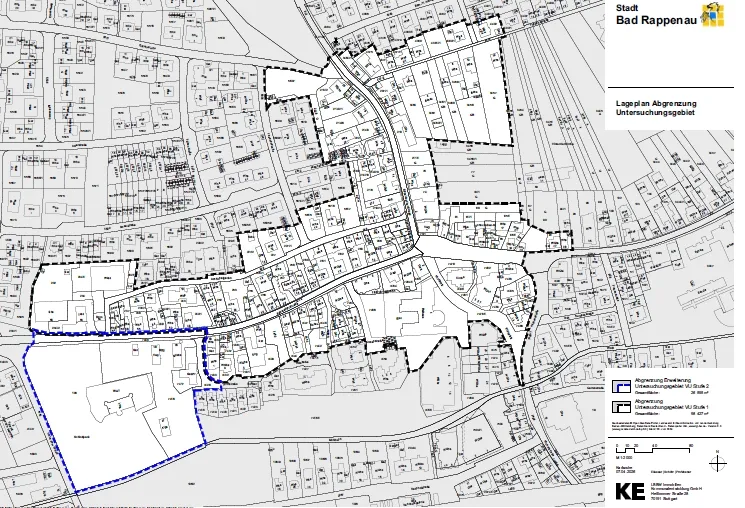 Abgrenzung des Sanierungsgebiets (Quelle: Kommunalentwicklung GmbH)