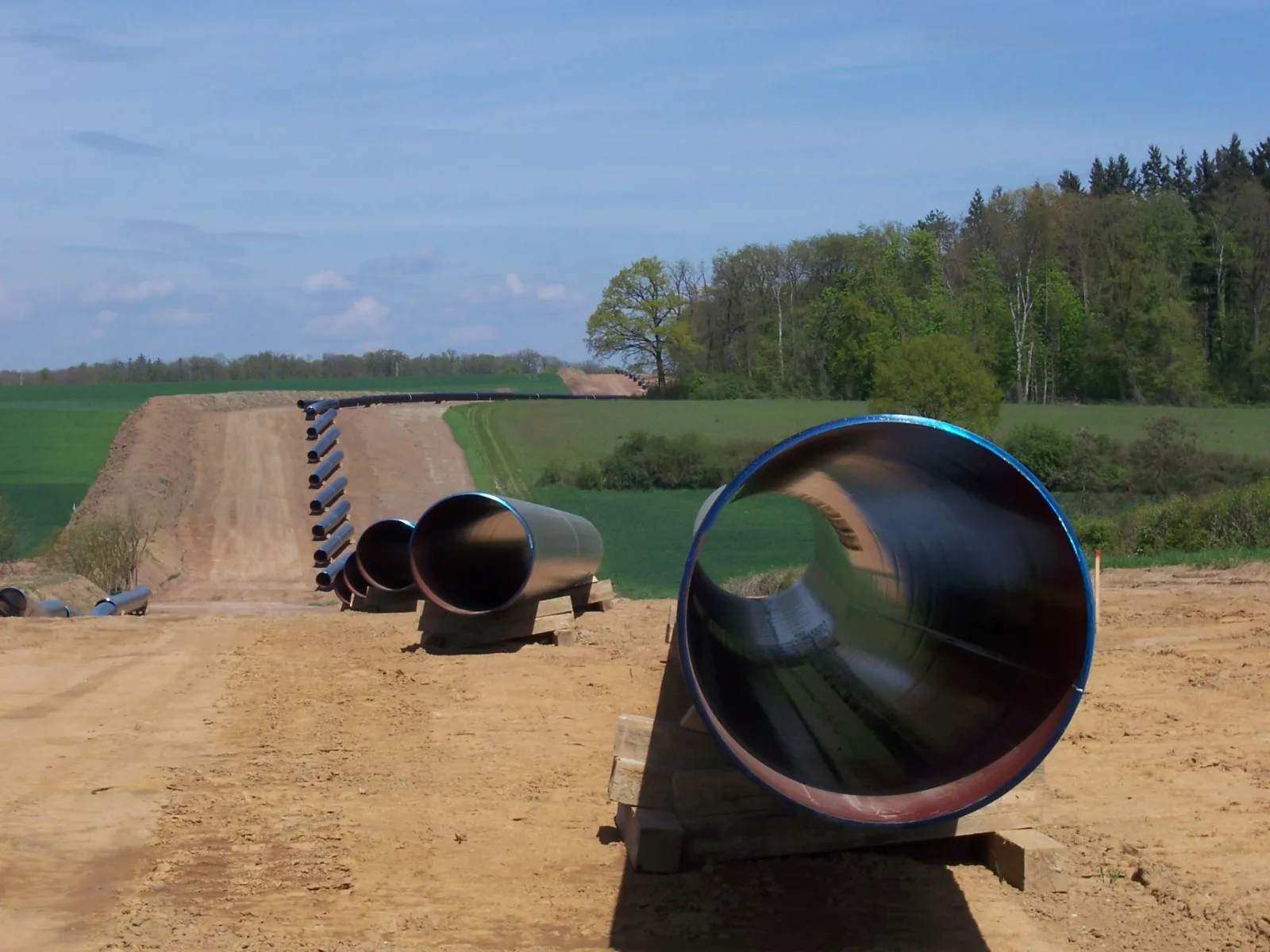 Bau der SEL auf Bad Rappenauer Gemarkung (Foto: Walter Geml)