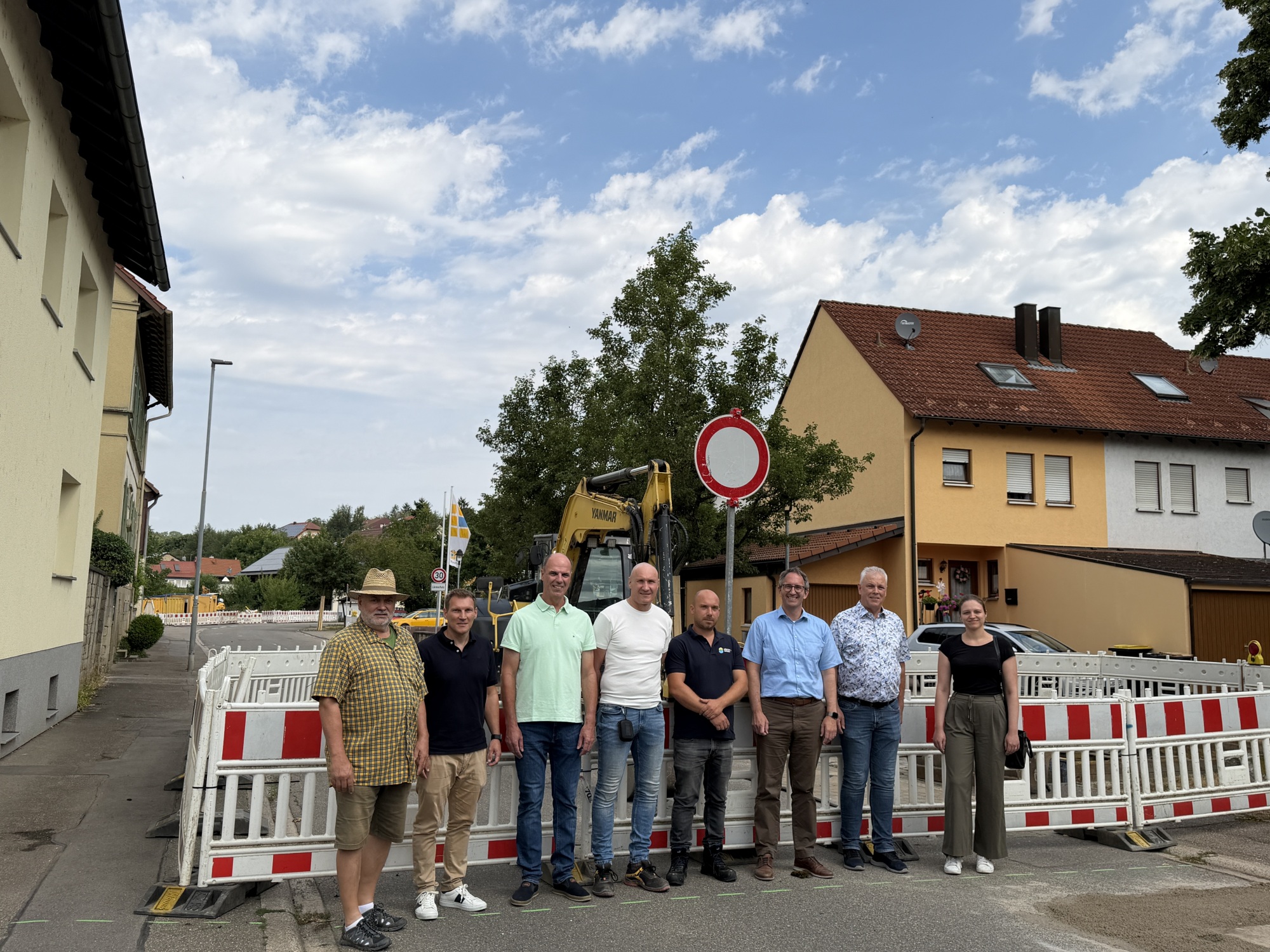 Verschiedene Behörden, Ingenieurbüros und Firmen sind an der Sanierung der Dorfstraße in Treschklingen beteiligt (Bild: Stadt Bad Rappenau)