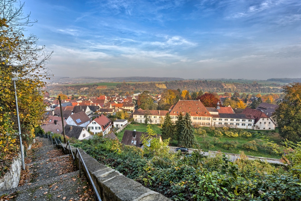 Treppe zur Bergkirche Heinsheim (Bild: Uwe Grün)