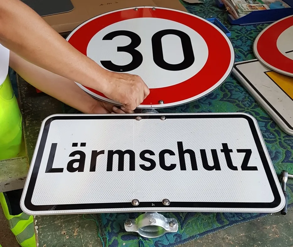 Tempo 30-Schild (Bild: Bauhof Bad Rappenau)