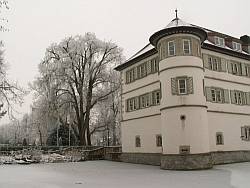 Wasserschloss im Winter